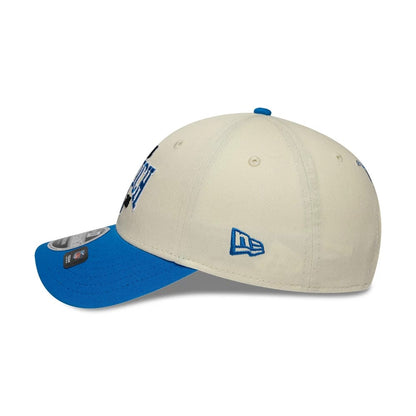 Pictured is this NFL International Series Games 2026 Munich Detroit Lions 9FORTY M-Crown cap in white & blue. 6