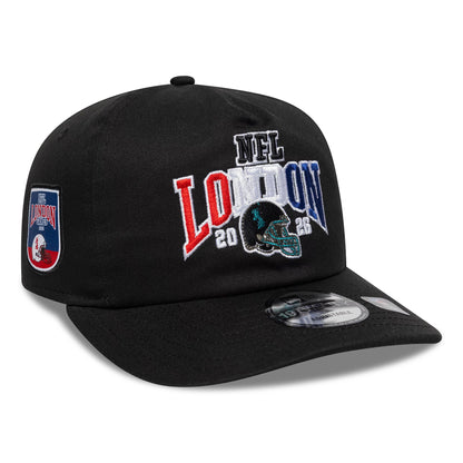 Pictured is this NFL International Games 2026 London Jacksonville Jaguars 19TWENTY cap in black. 1