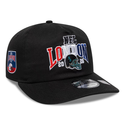 Pictured is this NFL International Series Games 2026 London Jacksonville Jaguars 19TWENTY cap in black. 1