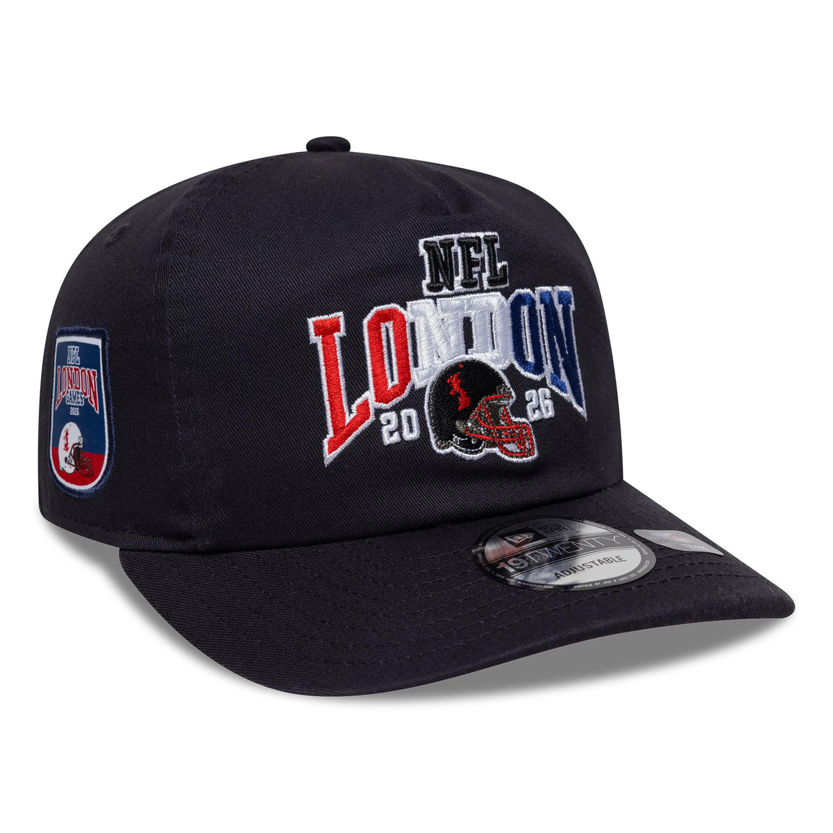 Pictured is this NFL International Games 2026 London Houston Texans 19TWENTY cap in black. 1