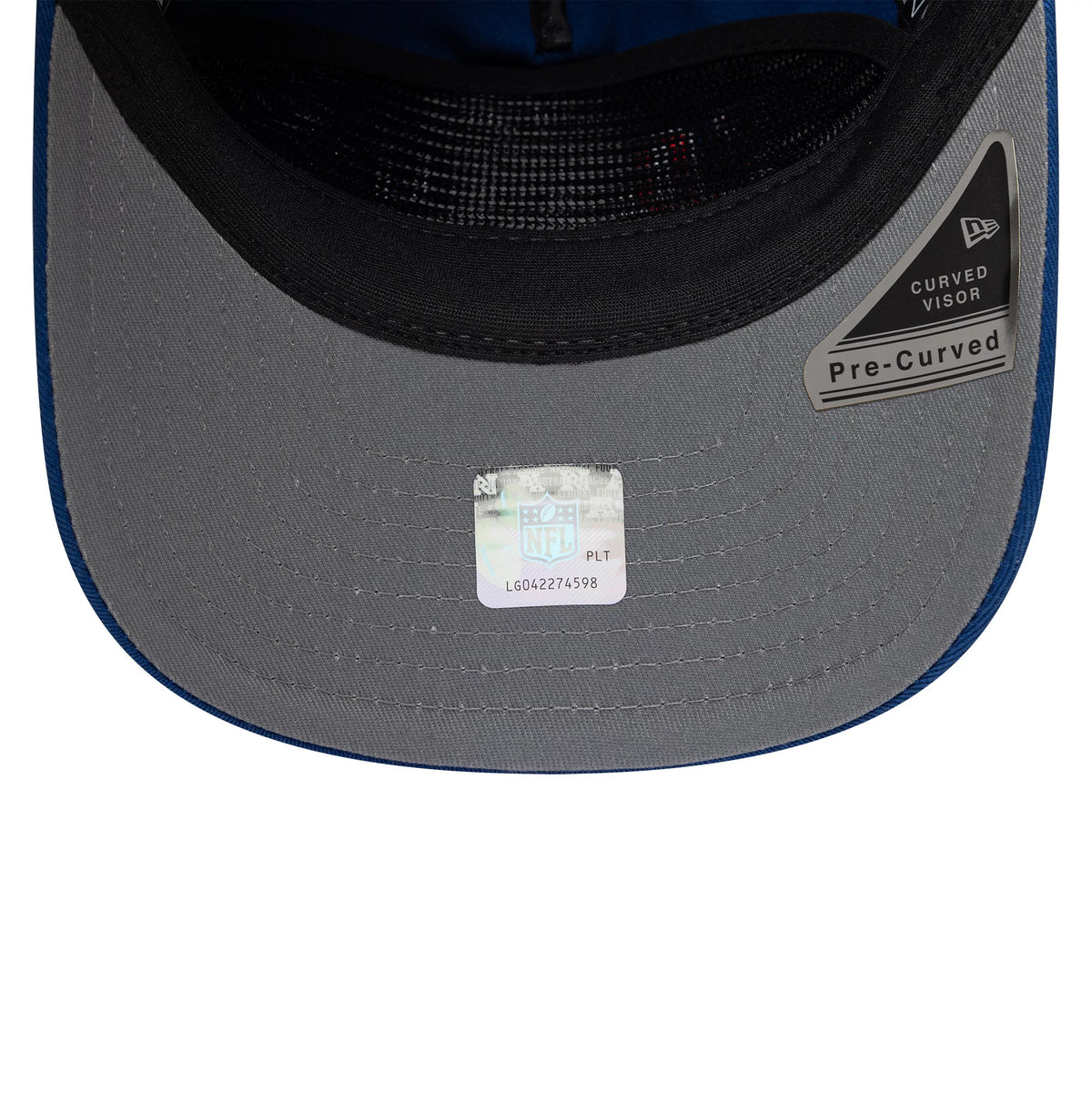 Pictured is this NFL International Games 2026 London Indianapolis Colts 19TWENTY cap in blue. 2