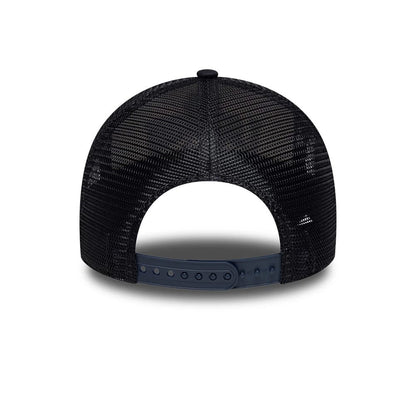 Pictured is this NFL International Series Games 2026 London Houston Texans 9FORTY A-Frame Trucker cap in navy. 5