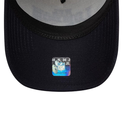 Pictured is this NFL International Series Games 2026 London Houston Texans 9FORTY A-Frame Trucker cap in navy. 7