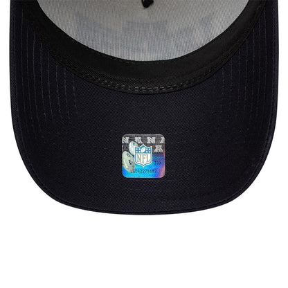 Pictured is this NFL International Games 2026 London Houston Texans 9FORTY A-Frame Trucker cap in navy. 7