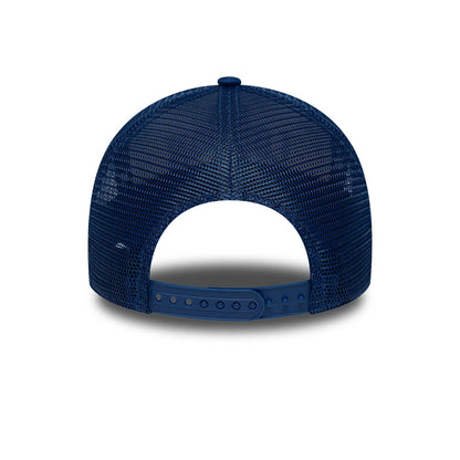 Pictured is this NFL International Games 2026 London Indianapolis Colts 9FORTY A-Frame Trucker cap in blue. 5