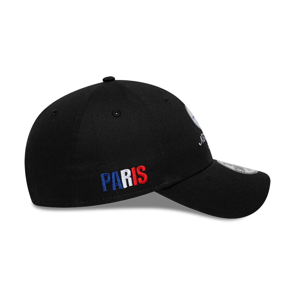 Pictured is this NFL International Series Games 2026 Paris Pittsburgh Steelers 9FORTY cap in black. 7