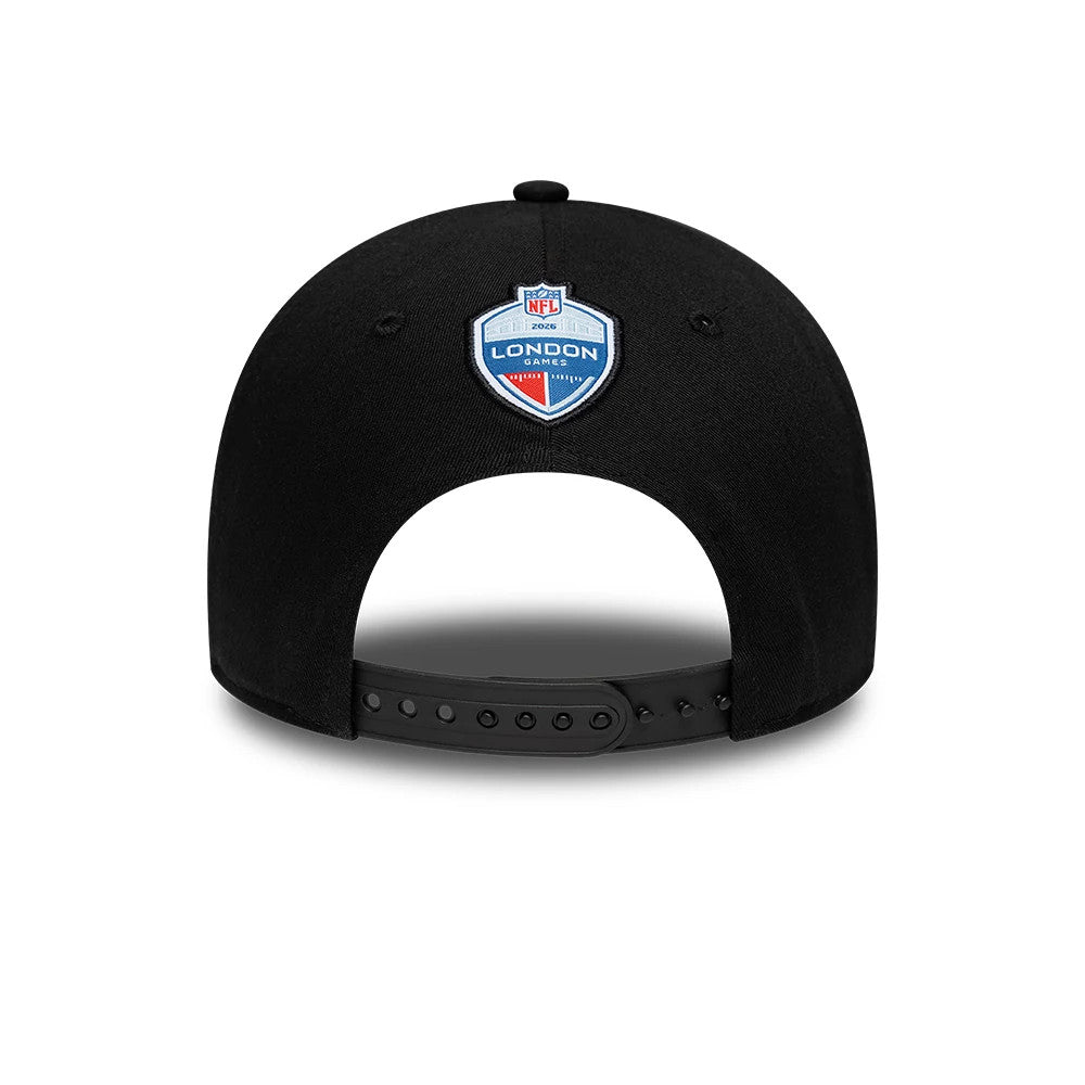 Pictured is this NFL International Series Games 2026 London Washington Commanders 9FORTY cap in black. 5