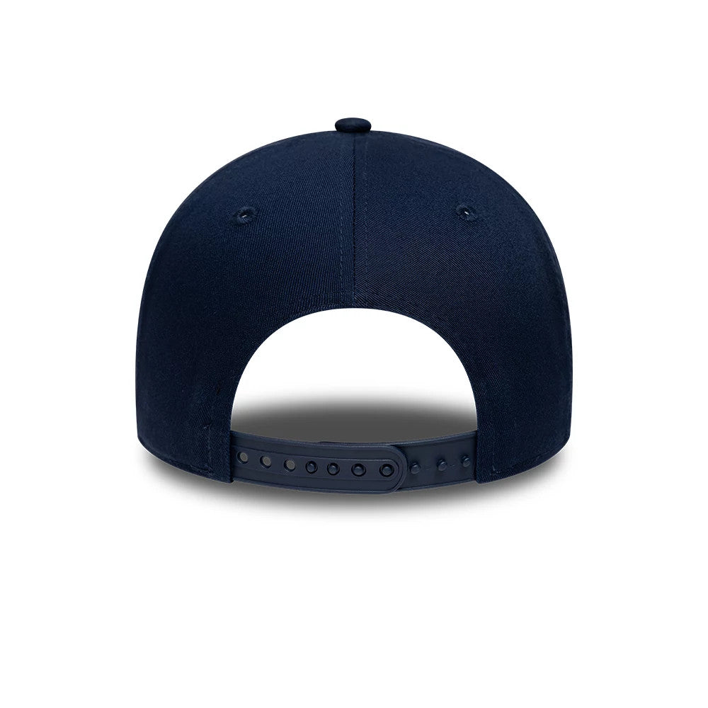 Pictured is this NFL International Games 2026 Munich New England Patriots 9FORTY cap in dark blue. 5
