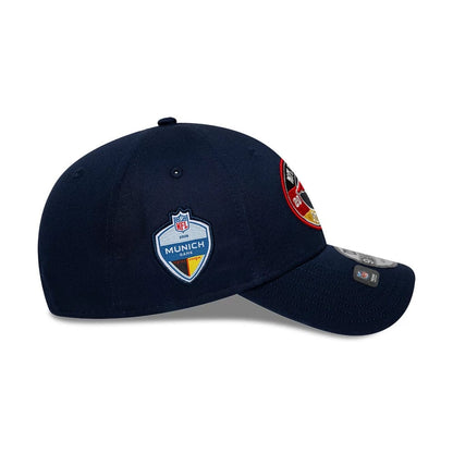 Pictured is this NFL International Series Games 2026 Munich New England Patriots 9FORTY cap in dark blue. 6