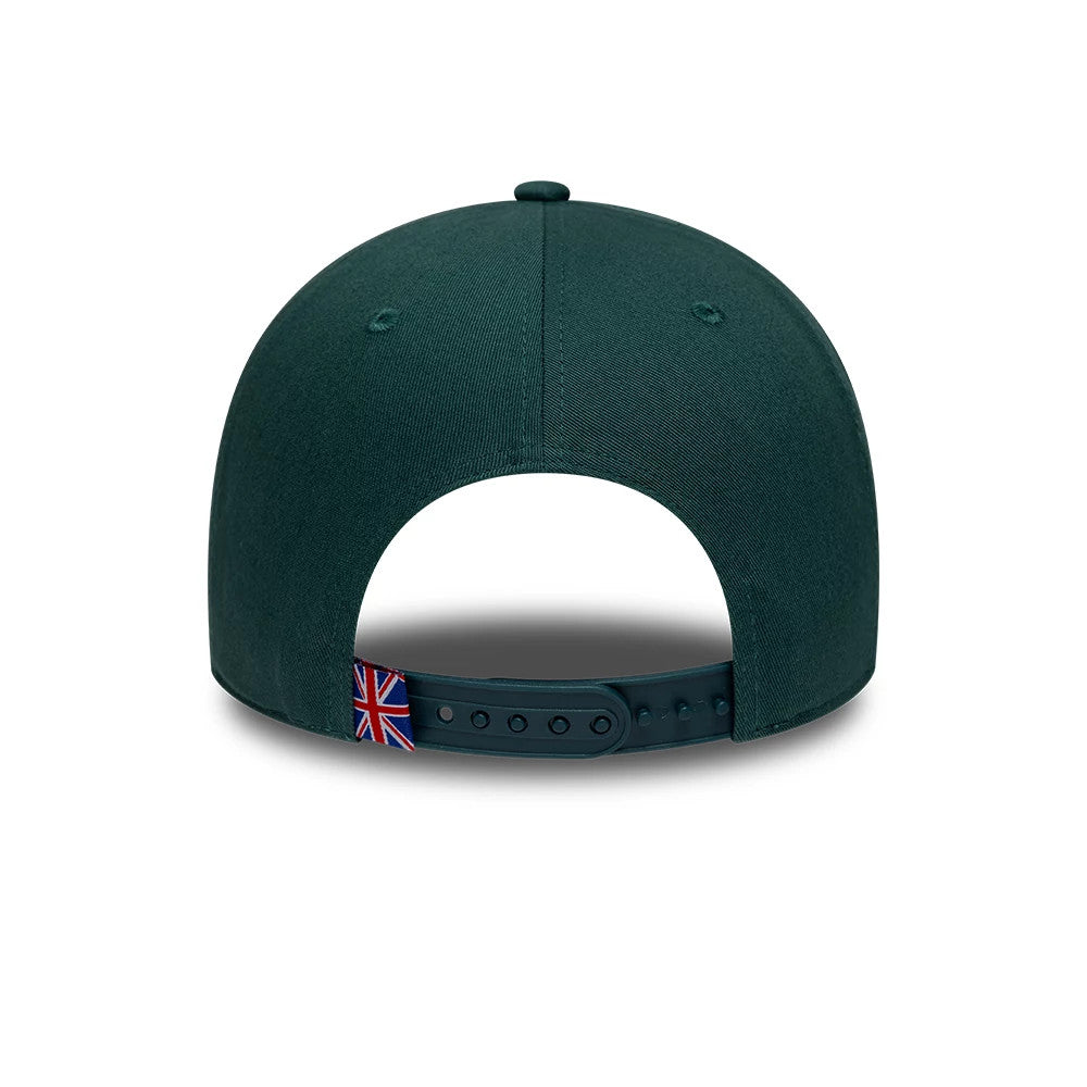 Pictured is this NFL International Games 2026 London Philadelphia Eagles 9FORTY cap in dark green. 5