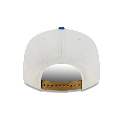 Pictured is this NBA '26 Ring Off New York Knicks 9FIFTY Snapback cap in blue. 7