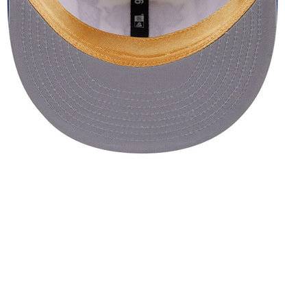 Pictured is this NBA '26 Ring Off New York Knicks 9FIFTY Snapback cap in blue. 2