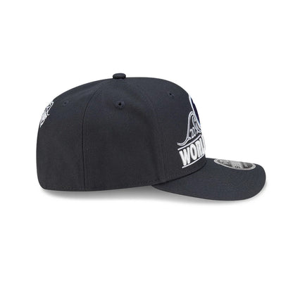 Pictured is this Tampa Bay Rays MLB American League Championship Series 2026 9SEVENTY Stretch Snap Adjustable cap in charcoal. 7