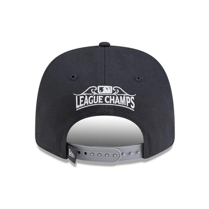 Pictured is this Milwaukee Brewers MLB National League Championship Series 2026 9SEVENTY Stretch Snap Adjustable cap in charcoal. 6