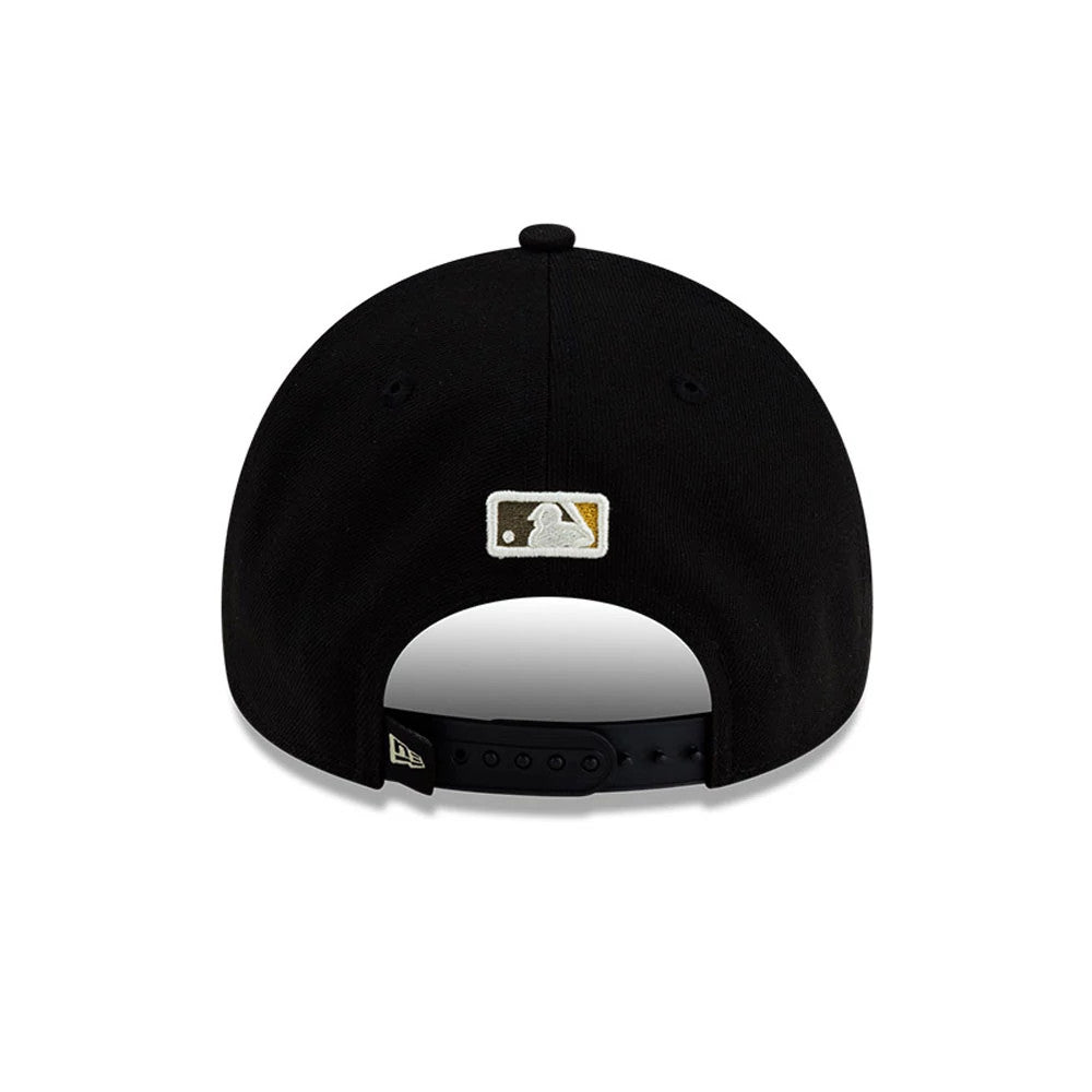 Pictured is this Milwaukee Brewers MLB World Series Champions 2026 Black 9FORTY A-Frame adjustable cap. 6