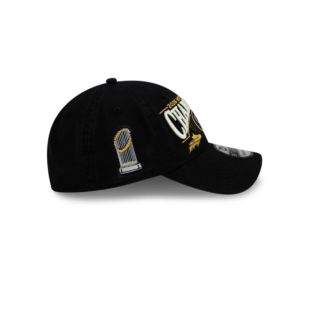 Pictured is this Milwaukee Brewers MLB World Series Champions 2026 Black 9TWENTY adjustable cap. 6