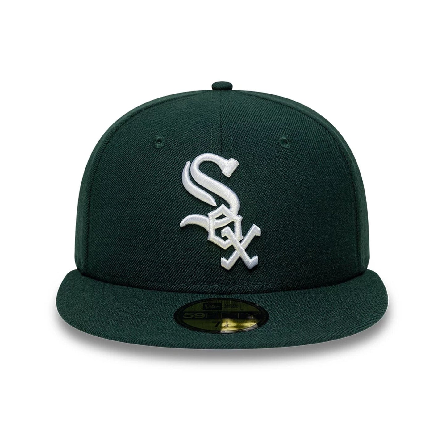 Pictured is this MLB Chicago White Sox 59FIFTY Fitted cap in dark green. 3