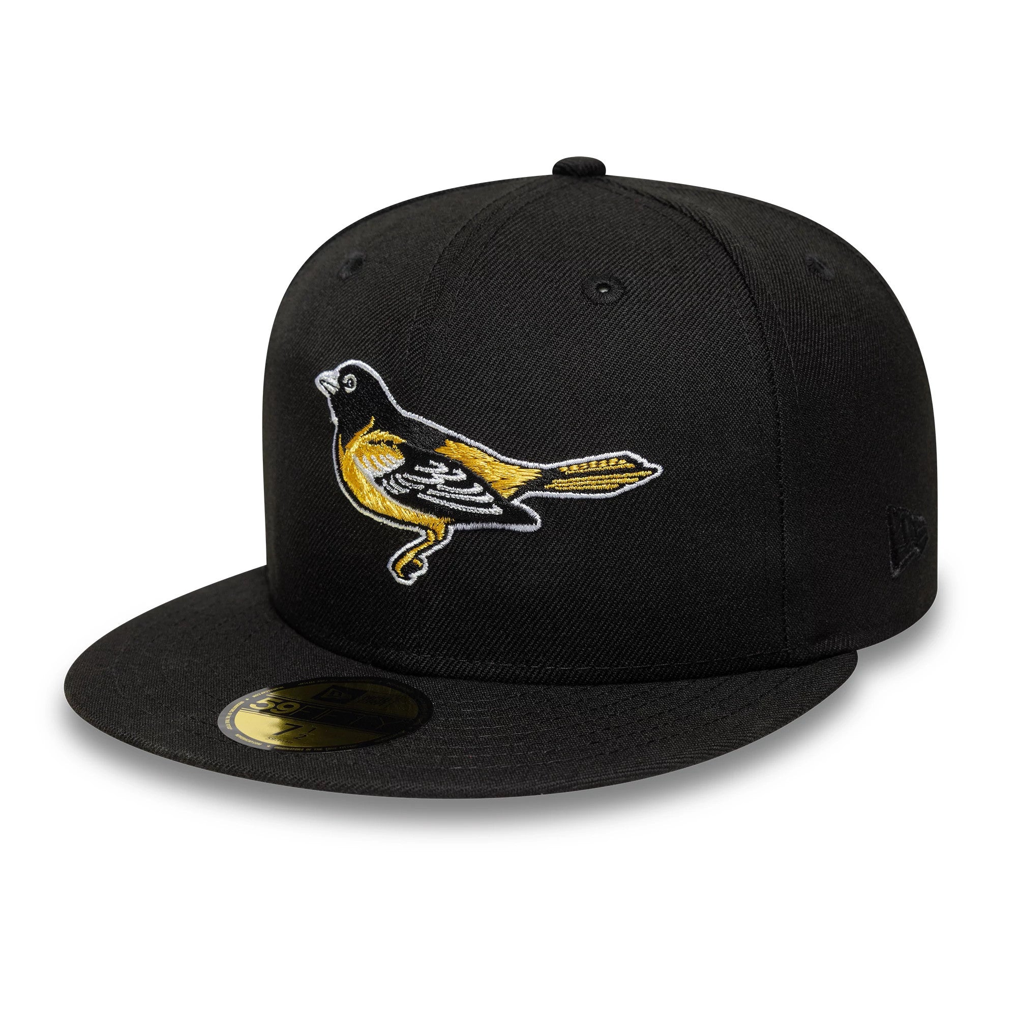 This is a Baltimore Orioles MLB Black 59FIFTY Fitted Cap 1