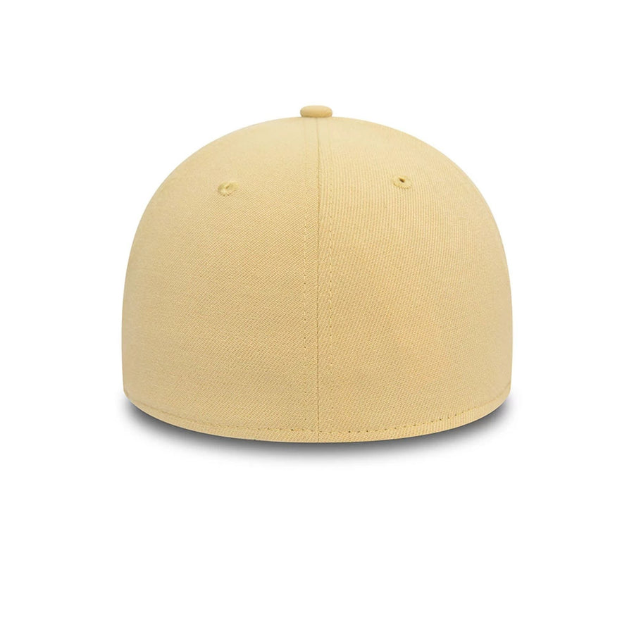 This is a New Era Beige 39THIRTY Stretch Fit Cap 6