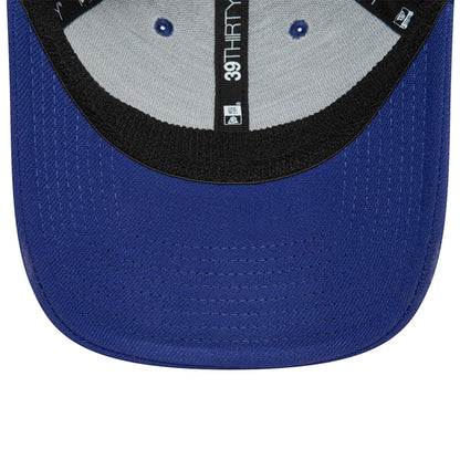 This is a New Era Dark Blue 39THIRTY Stretch Fit Cap 6