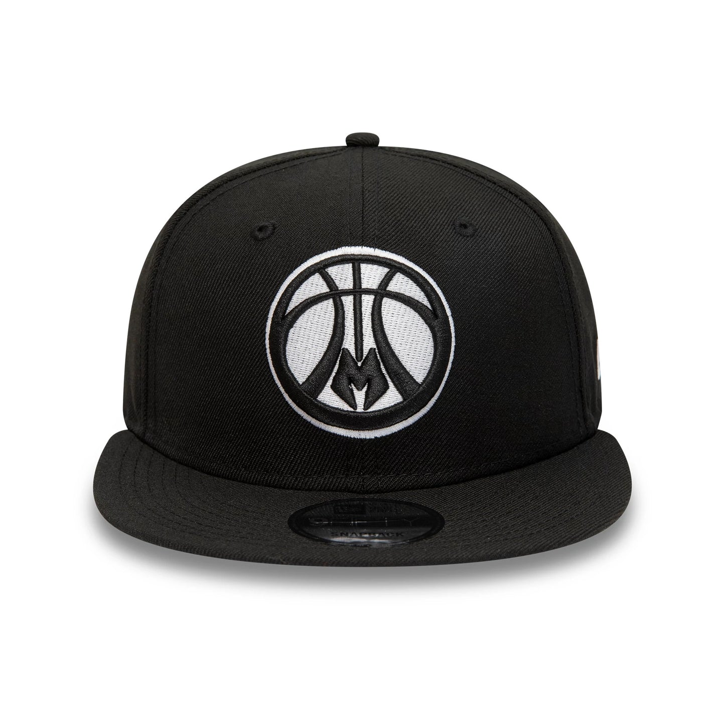 This is a Milwaukee Bucks NBA 9FIFTY Highlights Black 9FIFTY Snapback Adjustable Cap 2