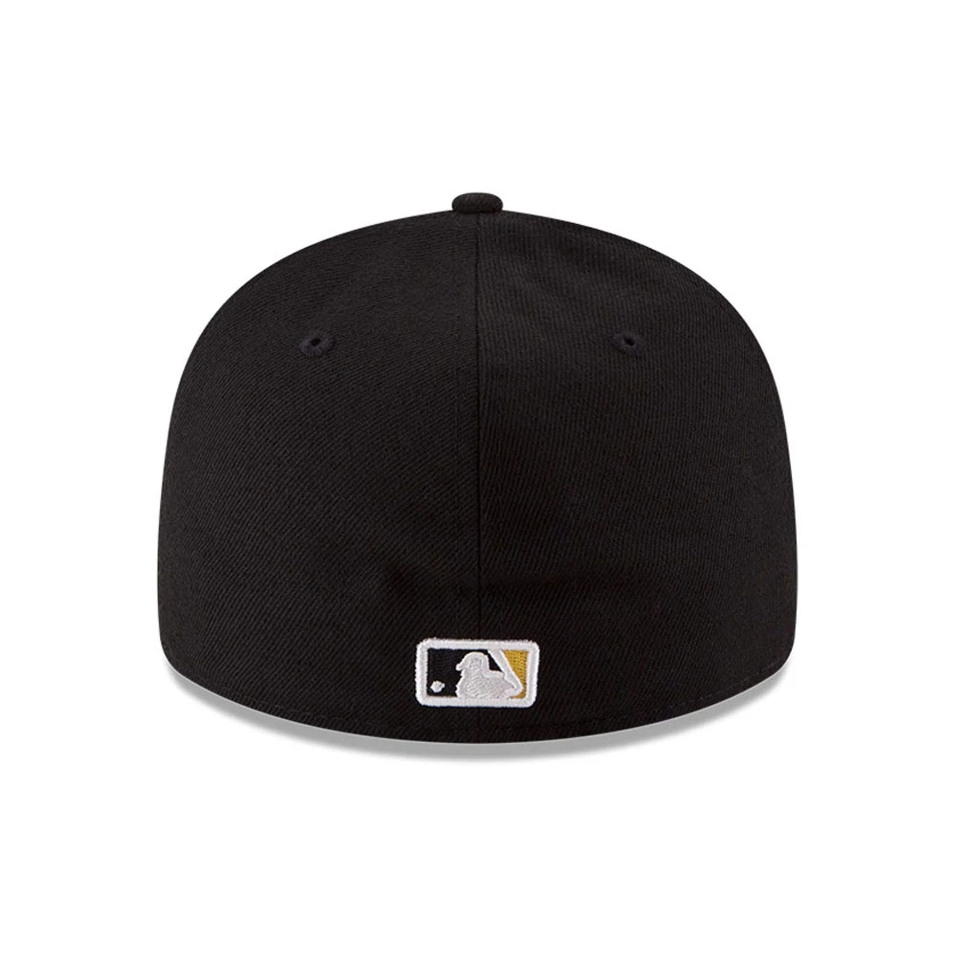 This is a Pittsburgh Pirates Authentic Collection Black Low Profile 59FIFTY Fitted Cap 6