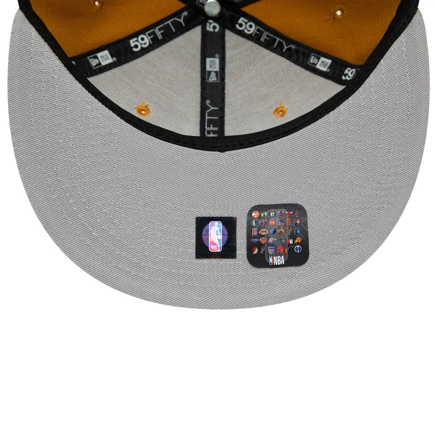 This is a Boston Celtics NBA Camel Beige 59FIFTY Fitted Cap 2