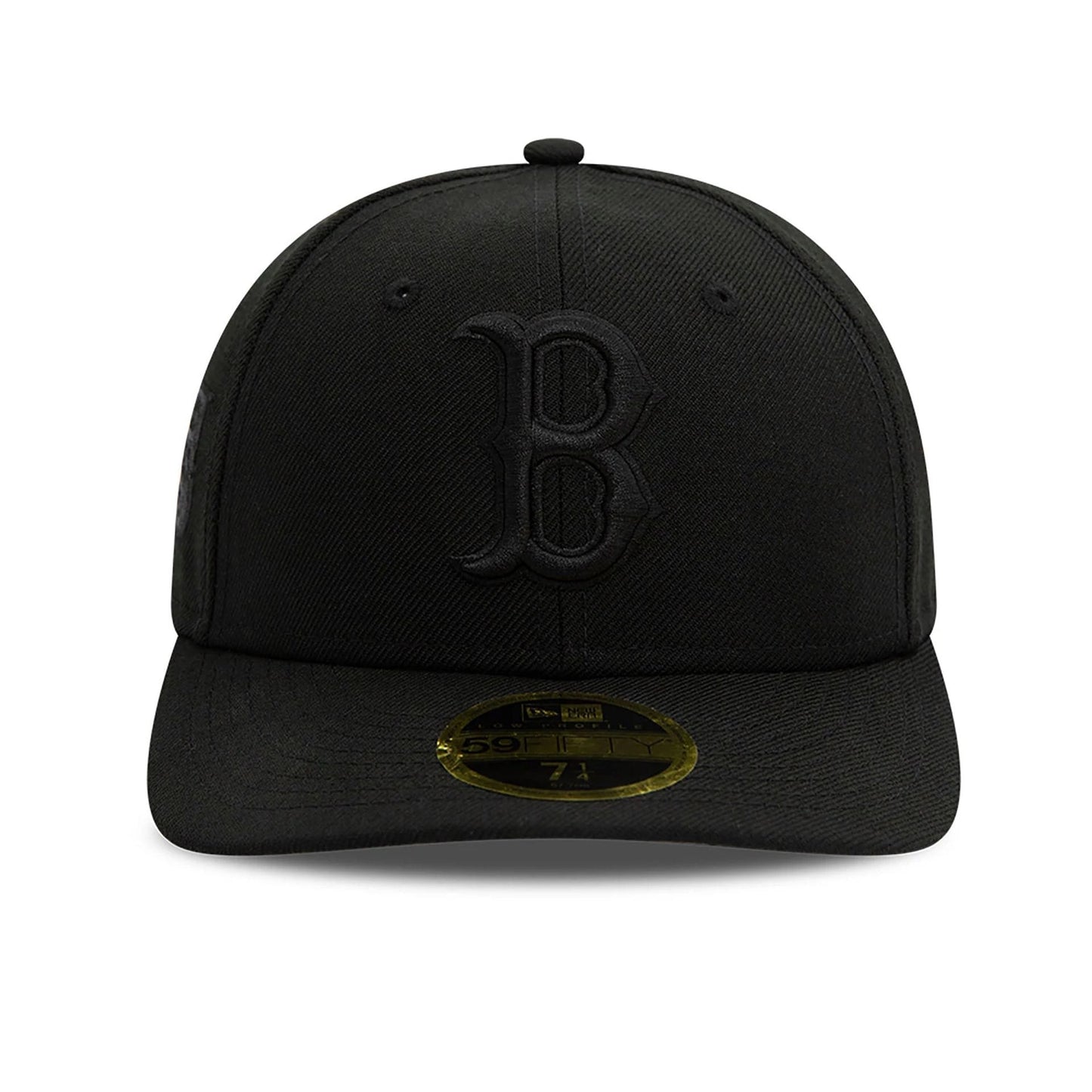 Pictured is this Boston Red Sox MLB Black Low Profile 59FIFTY Fitted Cap 3