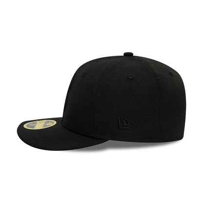Pictured is this Boston Red Sox MLB Black Low Profile 59FIFTY Fitted Cap 6