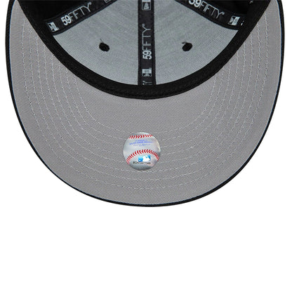 Pictured is this LA Dodgers MLB Black Low Profile 59FIFTY Fitted Cap 2
