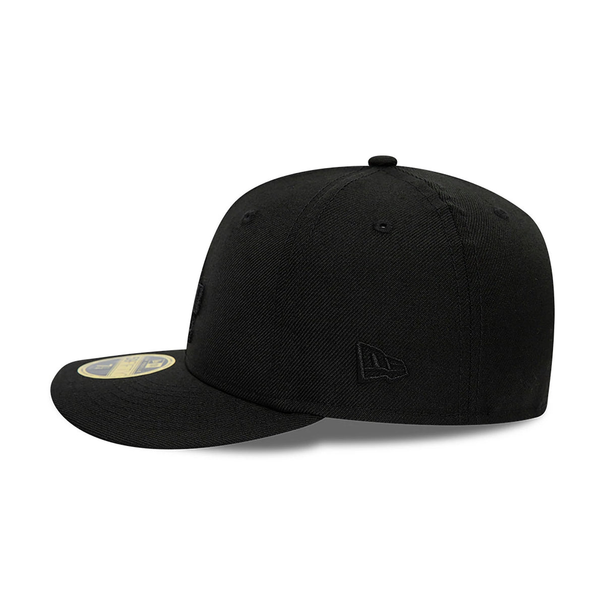 Pictured is this LA Dodgers MLB Black Low Profile 59FIFTY Fitted Cap 6