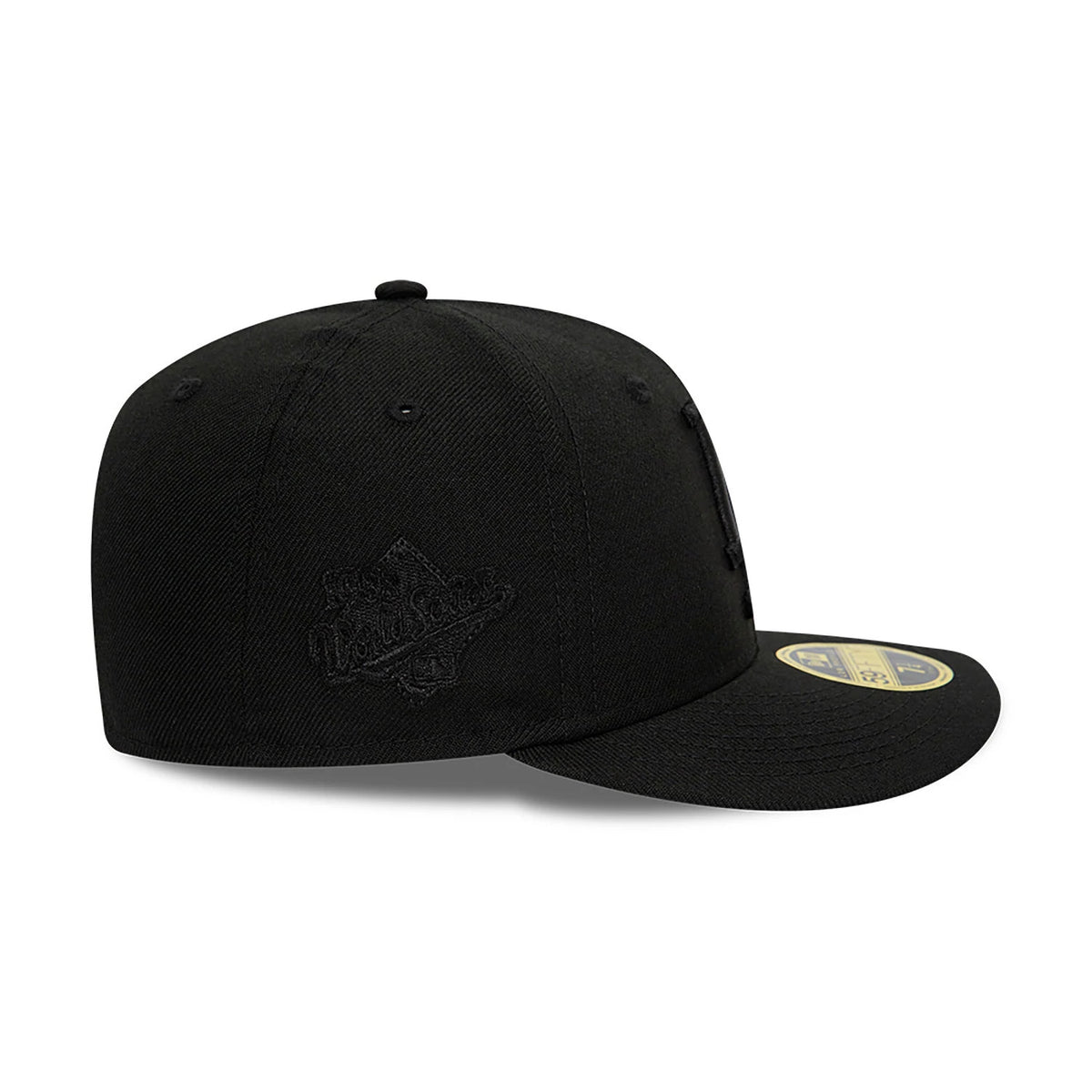 Pictured is this LA Dodgers MLB Black Low Profile 59FIFTY Fitted Cap 5