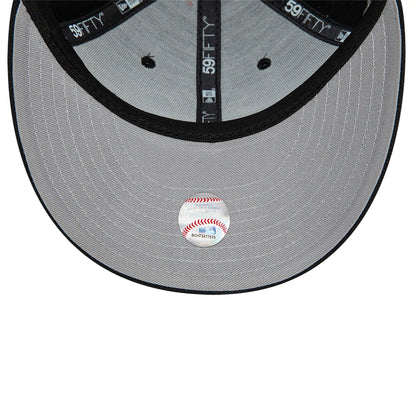 Pictured is this New York Yankees MLB Black Low Profile 59FIFTY Fitted Cap 2
