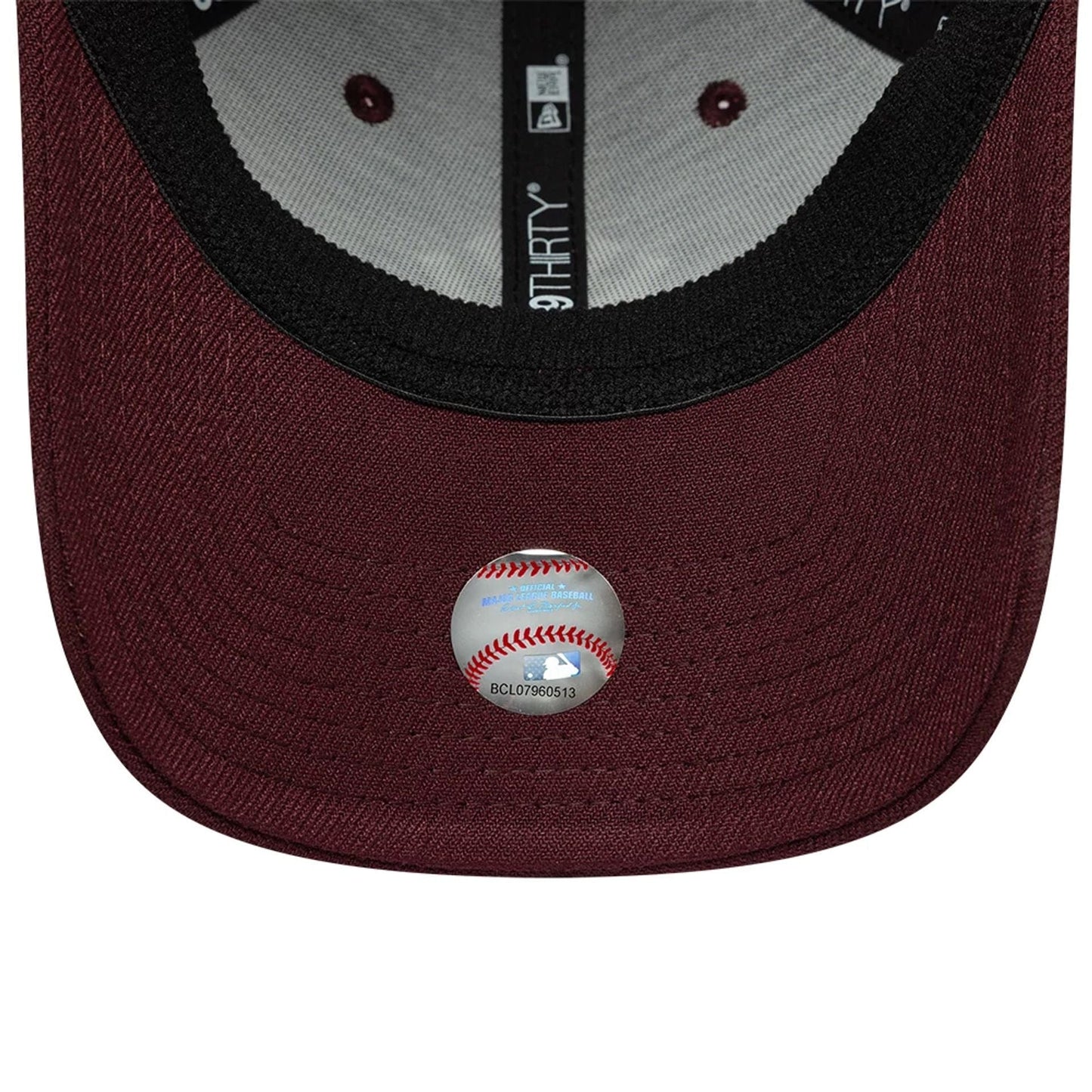 This is a New York Yankees MLB Dark Purple 39THIRTY Stretch Fit Cap 6