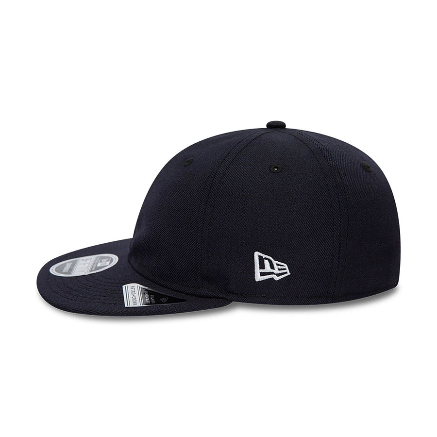This is a Blank New Era Navy Retro Crown 9FIFTY Snapback Cap 4