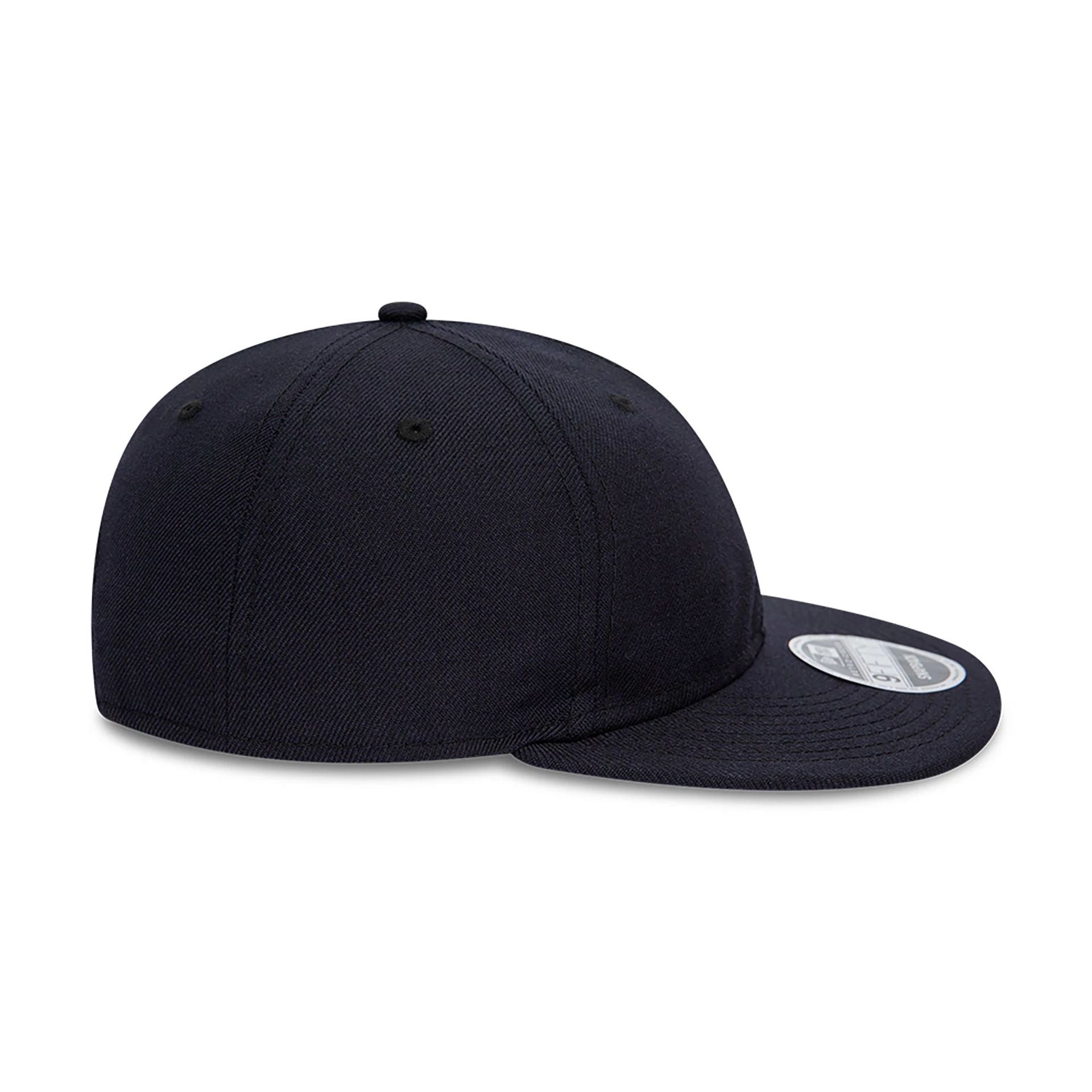 This is a Blank New Era Navy Retro Crown 9FIFTY Snapback Cap 5