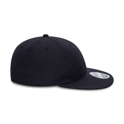 This is a Blank New Era Navy Retro Crown 9FIFTY Snapback Cap 5