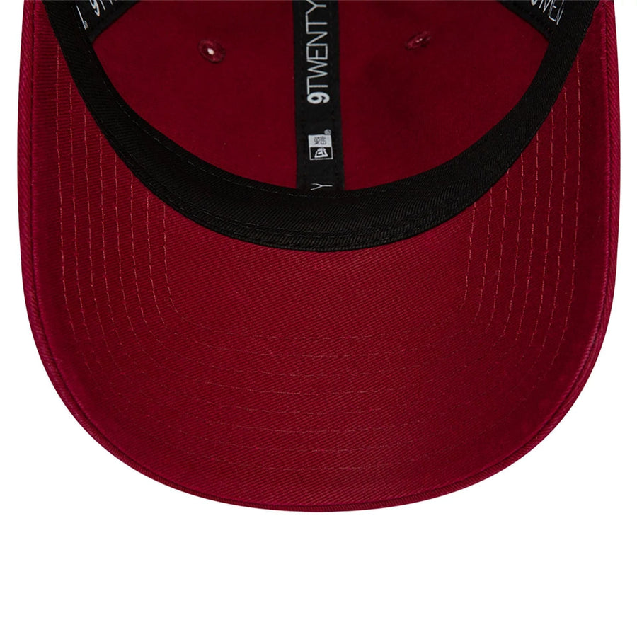 This is a New Era Essential Dark Red 9TWENTY Adjustable Cap 7