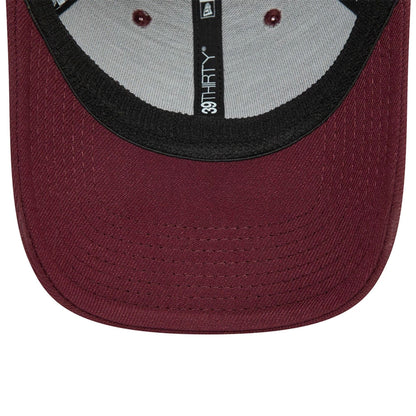 This is a New Era Dark Purple 39THIRTY Stretch Fit Cap 7