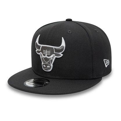 This is a Chicago Bulls NBA Over To The Bulls Grey 9FIFTY Snapback Adjustable Cap 1