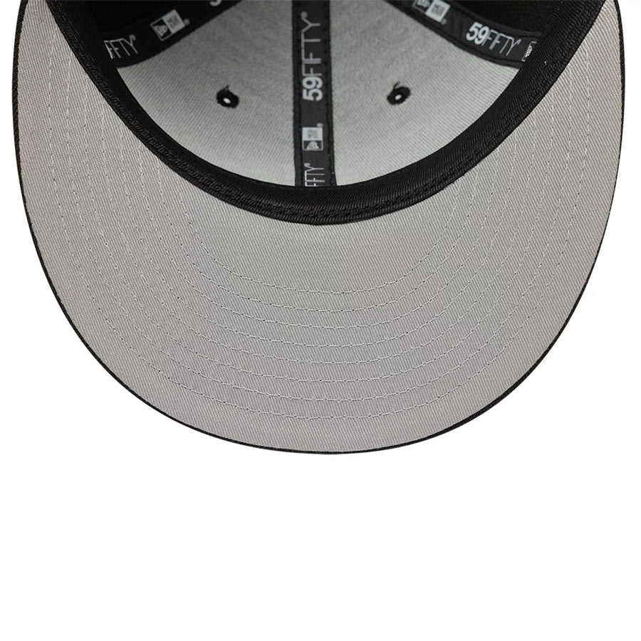 Pictured is this New Era Low Profile 59FIFTY Fitted cap in black. 2