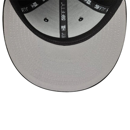 Pictured is this New Era Low Profile 59FIFTY Fitted cap in black. 2