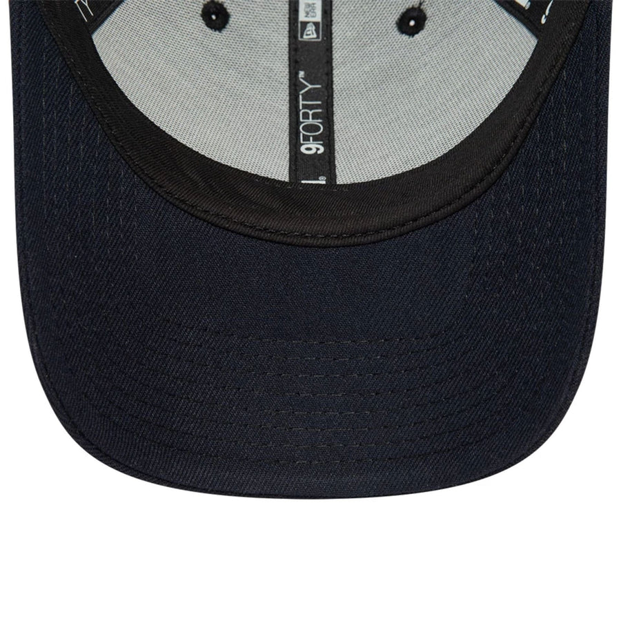 This is a New Era Blank Navy 9FORTY Trucker Cap 6