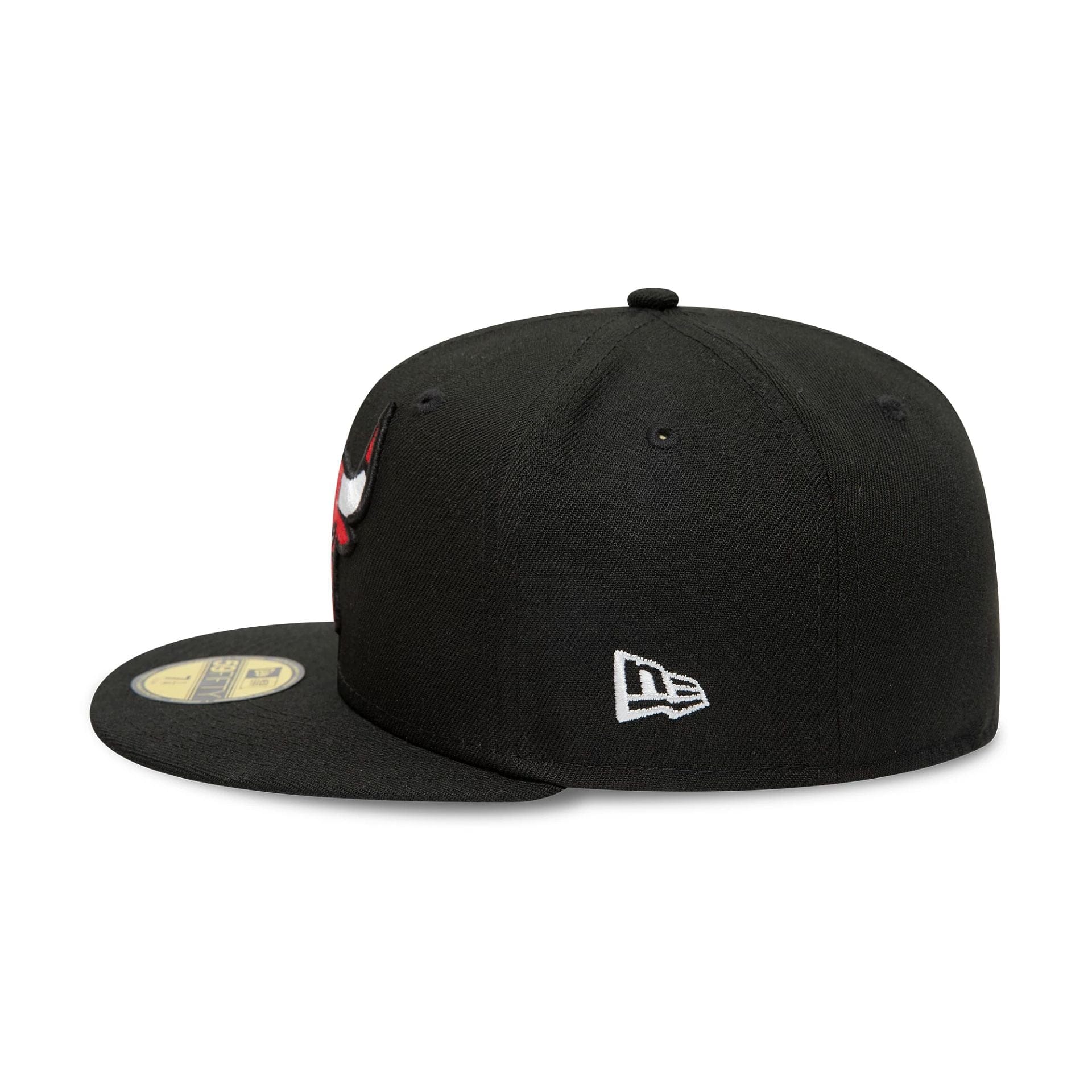 This is a Chicago Bulls Black State Black 59FIFTY Fitted Cap 6