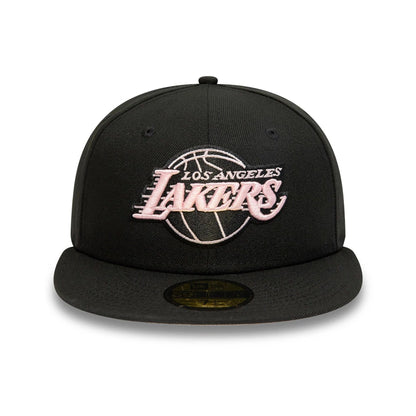 This is a LA Lakers NBA Specials Black 59FIFTY Fitted Cap 3
