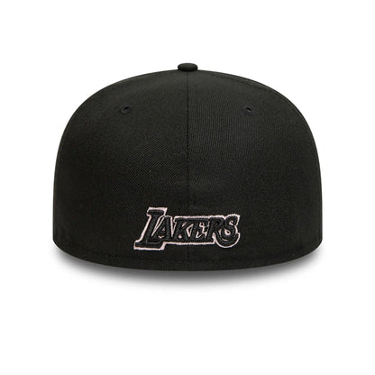 This is a LA Lakers NBA Specials Black 59FIFTY Fitted Cap 5
