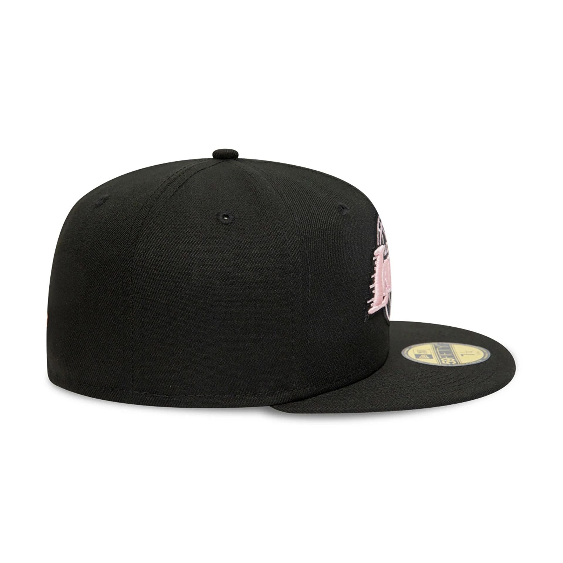 This is a LA Lakers NBA Specials Black 59FIFTY Fitted Cap 6