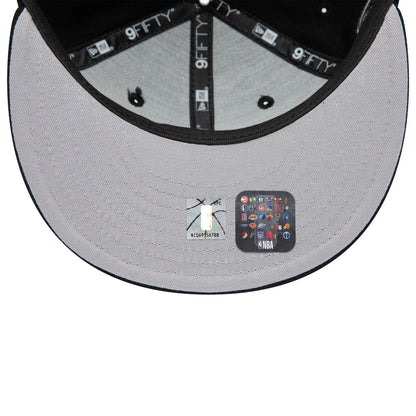 Pictured is this Brooklyn Nets NBA Black 9FIFTY Snapback Adjustable cap. 2