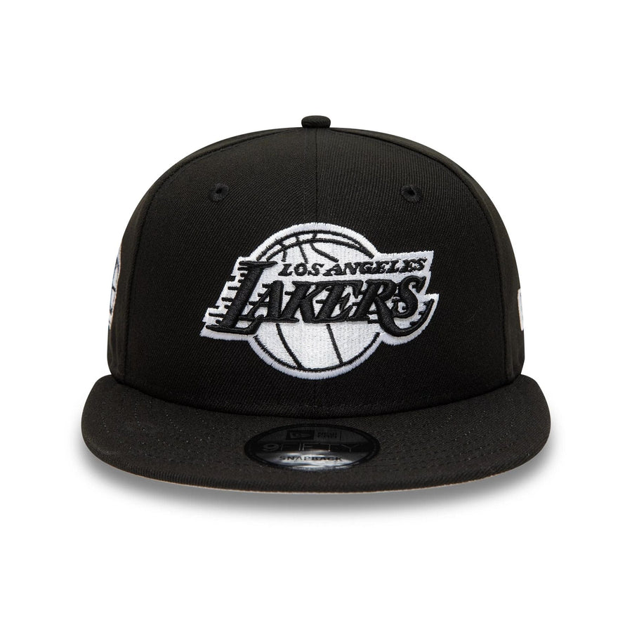 Pictured is this LA Lakers NBA Black 9FIFTY Snapback Adjustable cap. 3
