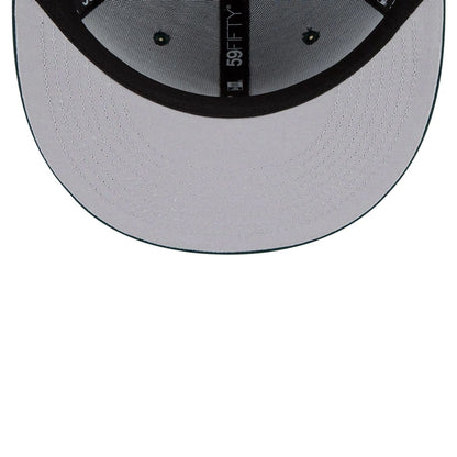 Pictured is this MLB Atlanta Braves 59FIFTY Fitted cap in dark green. 7